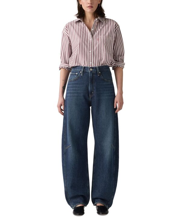リーバイス レディース ボトムス デニムパンツ ジーンズ Levi's Women's Cinchigh-Rise Barrel-Leg Jeans New Shades