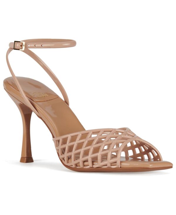 ジェフリー キャンベル レディース シューズ サンダル ヒール Jeffrey Campbell Women's Lattix Caged Jelly Mid-Heel Dressandals Natural