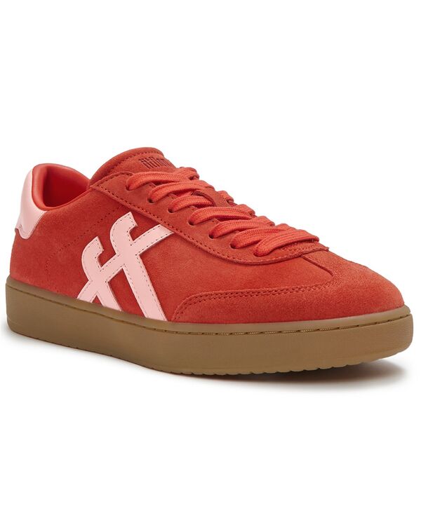フィットフロップ レディース シューズ スニーカー スエード レース FitFlop Women's Dash T-Toe Suede Lace-Up Sneakers Cherry Tomato/Warm Pink ピンク