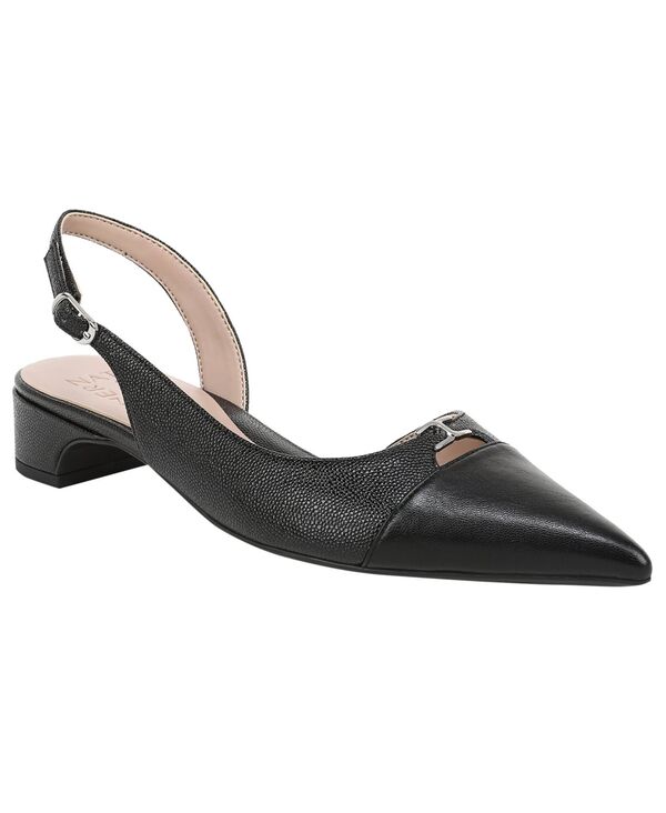 ナチュライザー レディース シューズ パンプス Naturalizer Women'sabrina Strappy Pumps Black Pebbled Faux Leather ブラック