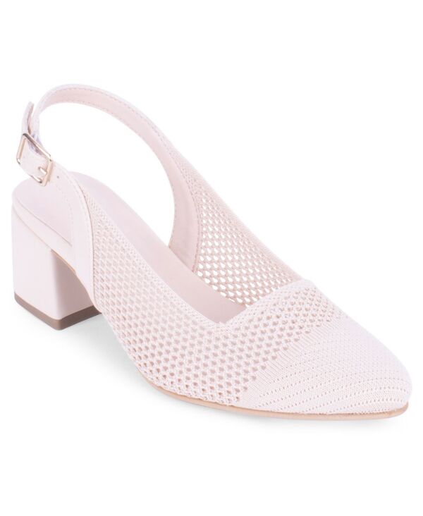 タハリ レディース シューズ パンプス 踵 Tahari Women\u0027s Pisa Block Heel Pumps Natural