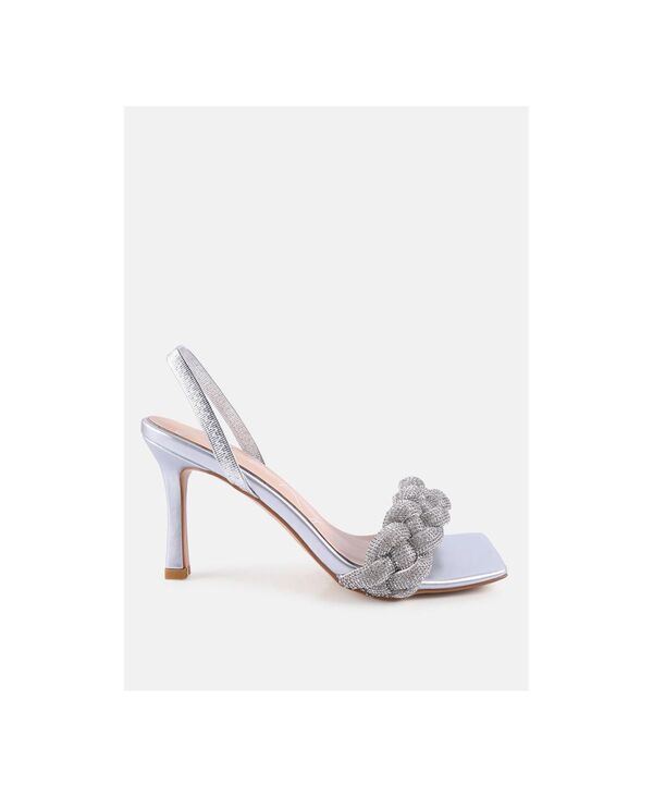 ロンドンラグ レディース シューズ サンダル London Rag Womens High Social Sandal Silver シルバー