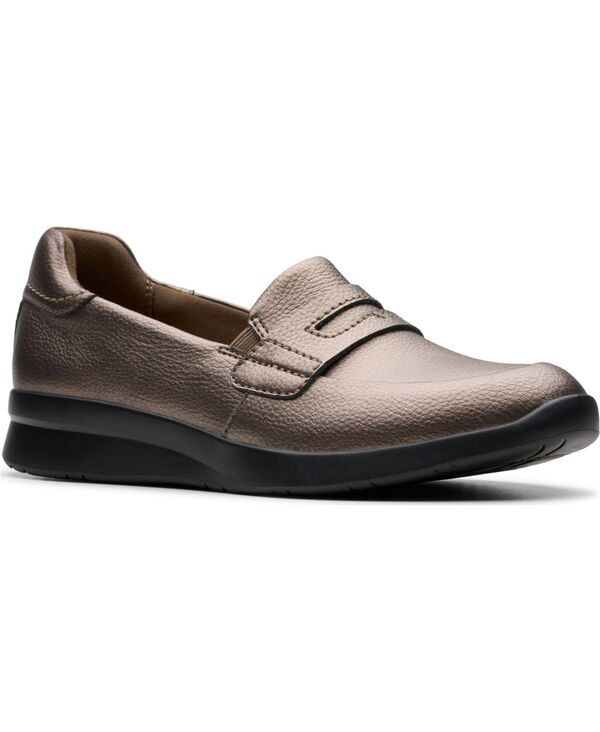 クラークス レディース シューズ パンプス Clarks Women's Collection Ellowyn Penny Shoes Bronze Metallic Leather メタリック