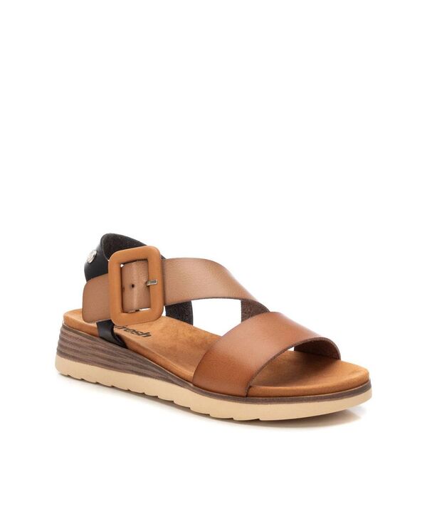 キシタイ王国 レディース シューズ サンダル ミニ XTI Women\u0027s Casual Fashion Mini Wedge Sandals Refresh Collection Camel 駱駝