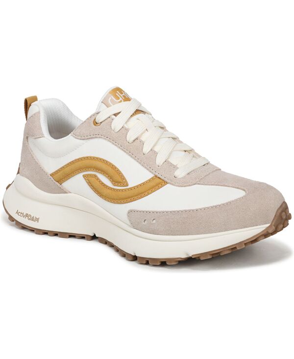 ライカ レディース シューズ スニーカー レース Ryka Women's Jetsetter Lace Up Retro Sneakers Terra Taupe Suede/Fabric トープ