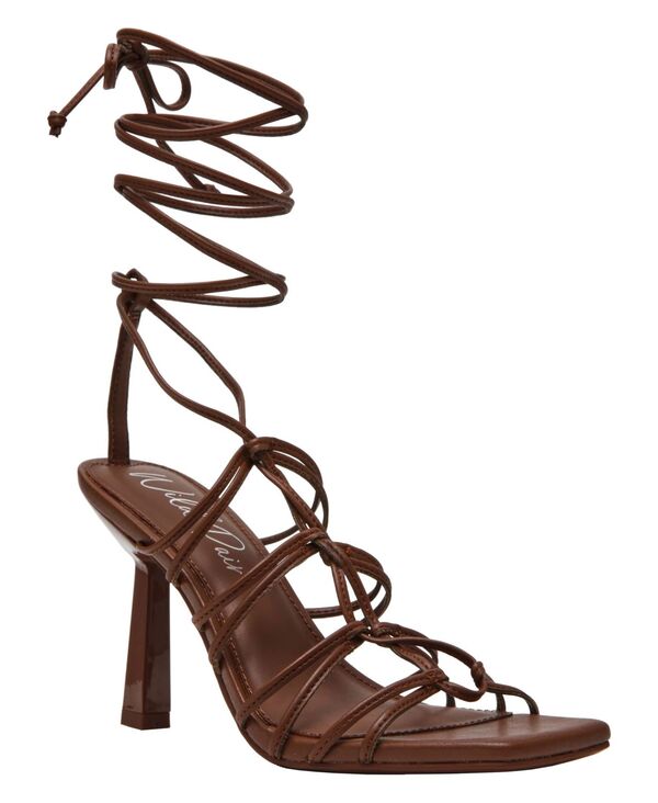ワイルド ペアー レディース シューズ サンダル レース Wild Pair Women's Evelina Lace-Up Dressandals Brown ブラウン