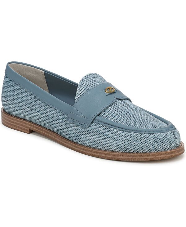 フランコサルト レディース シューズ パンプス ローファー Franco Sarto Womentellan Pointed Toe Loafers Denim Blue Fabric デニム