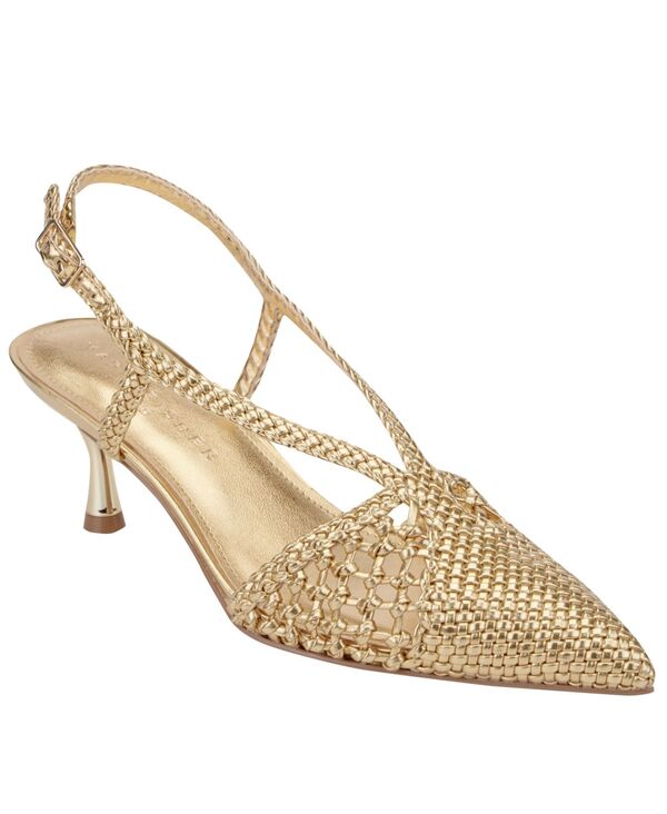 マーク・フィッシャー レディース シューズ パンプス Marc Fisher LTD Women's Reagan Slingback Dress Pumps Gold ゴールド|ReVida 店