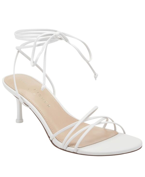 マーク・フィッシャー レディース シューズ サンダル レース Marc Fisher LTD Women's Gineva Lace-Up Dressandals White Leather ホワイト