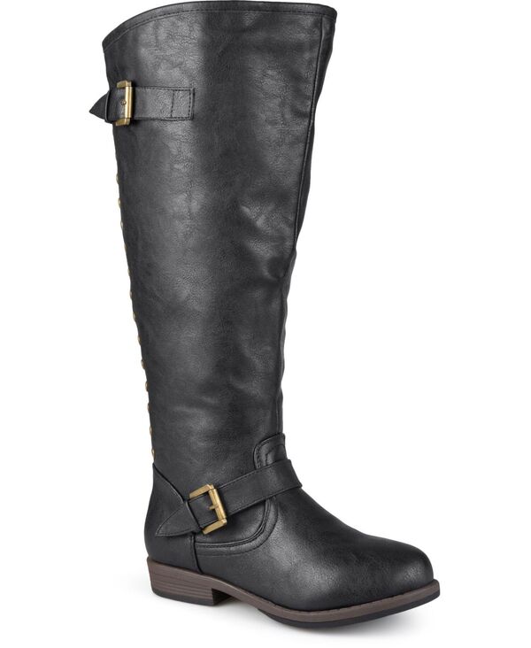 ジュルネ コレクション レディース シューズ ブーツ・レインブーツ Journee Collection Womenpokane Regular Wide Calf \u0026 Extra Wide Calf Knee High Boots Black ブラック