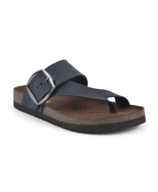ホワイトマウンテン レディース シューズ サンダル White Mountain Women's Harley Footbed Sandals Navy Leather ネイビー 14,336円