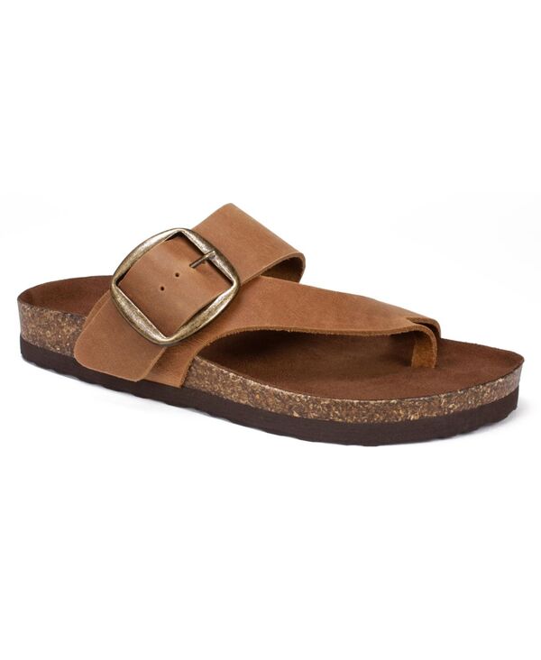 白いこと山岳 レディース シューズ サンダル White Mountain Women\u0027s Harley Footbed Sandals Whiskey Leather