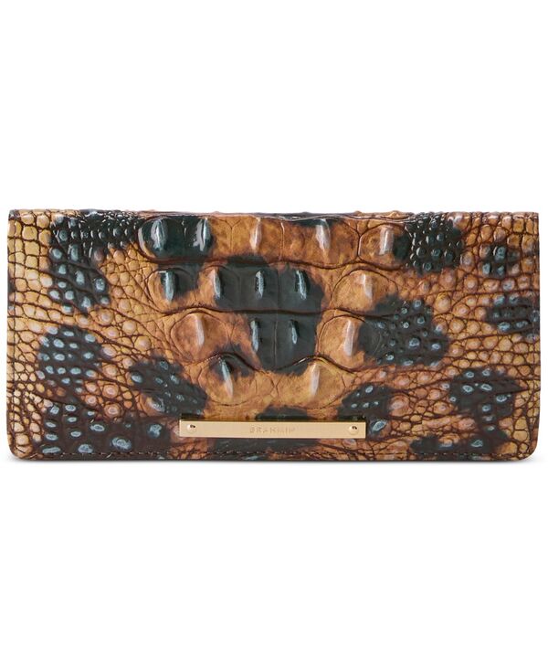 ブランミン レディース 付属品 紙入れ なめし革 Brahmin Women\u0027s Ady Leather Wallet Golden Lynx