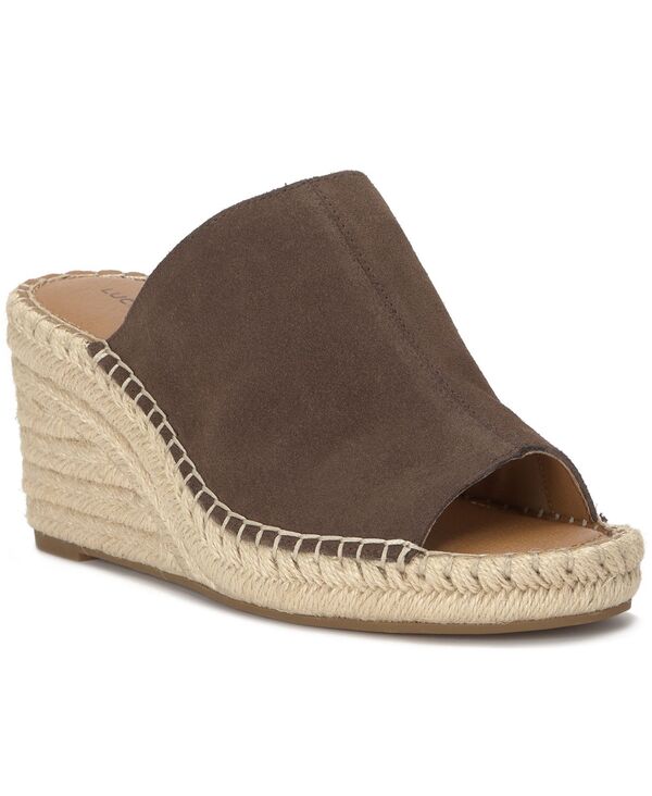 ラッキーブランド レディース シューズ サンダル プラットフォーム Lucky Brand Women's Cabriah Platform Wedge Sandals Cappucino Suede