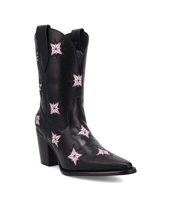 ディンゴ レディース シューズ ブーツ・レインブーツ レザー Dingo Women'starburst Leather Boot Black ブラック|ReVida 店