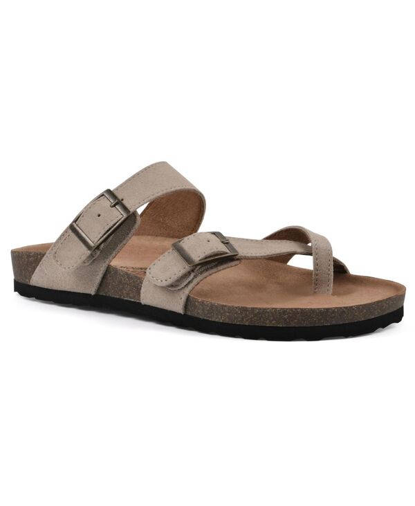 白いこと山岳 レディース シューズ サンダル White Mountain Women\u0027s Gracie Footbed Sandalsandal Wood Leather
