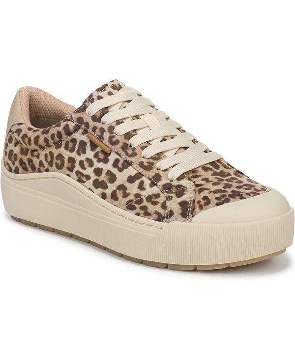 ドクター・ショール レディース シューズ スニーカー プラットフォーム レース Dr. Scholl's Women's Time Off Lace Uplatform Sneakers Leopard Fabric アニマル
