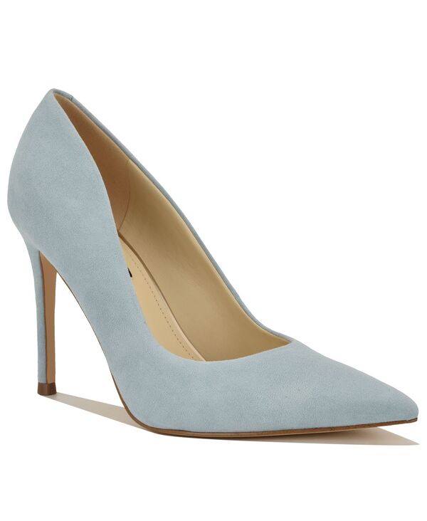 ナインウェスト レディース シューズ パンプス Nine West Women Fresh Slip-On Stiletto Pumpsky Blue Suede ブルー