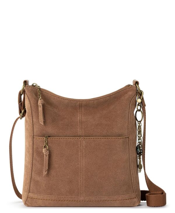 ザサック レディース バッグ レザー The Sak Women's Lucia Leather Crossbody Bag Tobacco Suede