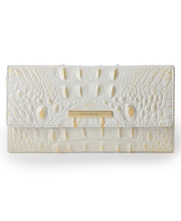 ブランミン レディース 付属品 紙入れ なめし革 Brahmin Cordelia Embossed Leather Wallet Chantilly