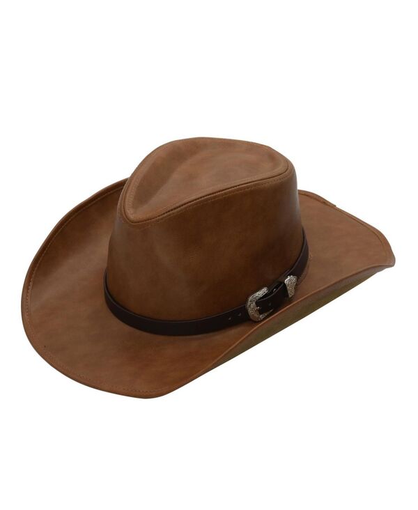ピーターグリム レディース アクセサリー 帽子 ポリエステル Peter Grimm Yatra Polyester Banded Buckle Hat Brown ブラウン