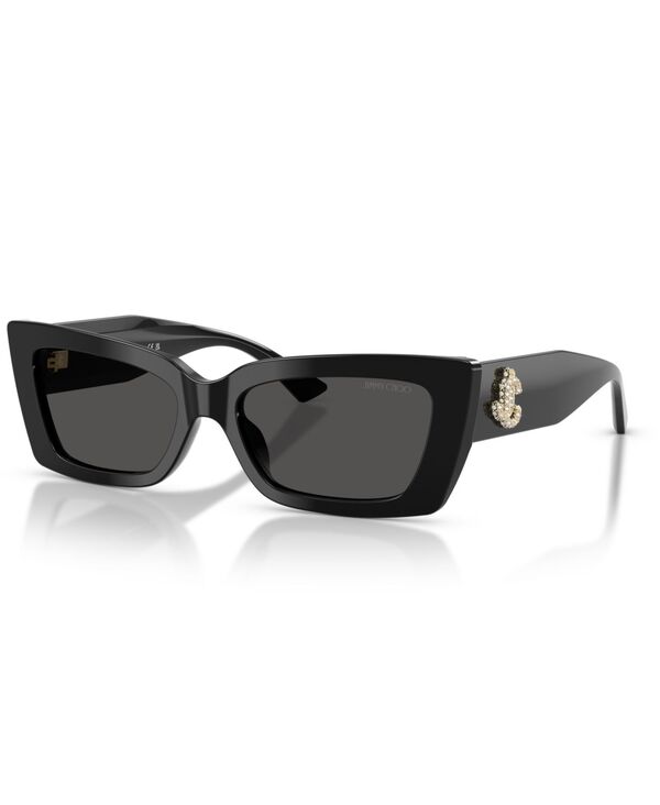 ジミーチュー レディース 付属物 サングラス・アイウェア Jimmy Choo Women\u0027standard Sunglasses JC5037BU Black 黒いこと