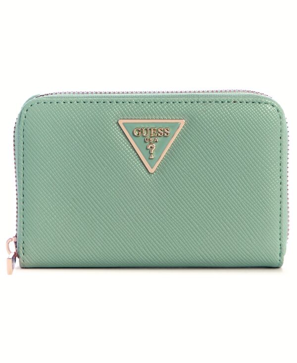 ゲス レディース アクセサリー 財布 GUESS Laurel Medium Zip Around Wallet Light Sage セージ