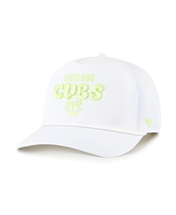 47 ブランド レディース アクセサリー 帽子 '47 Brand Women's White Chicago Cubs Bright Side Adjustable Hitchat White ホワイト