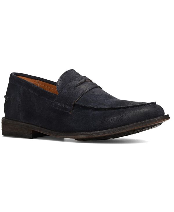 フライ メンズ シューズ スリッポン・ローファー Frye Men's Tyler Flex Penny Slip-On Loafers Midnight