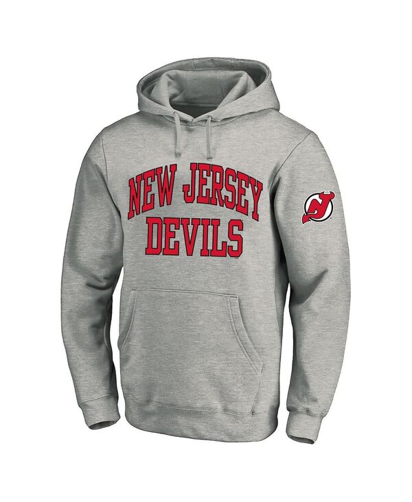 ファナティクス メンズ アウター パーカー・スウェットール ジャージー フリース Fanatics Men's Heather Gray New Jersey Devils Big & Tall Fleece Pullover Hoodie Heather Gray グレー
