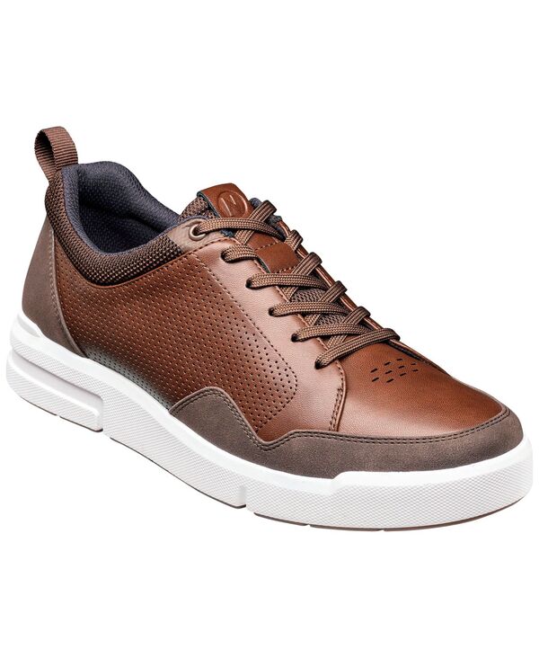 ノンブッシュ メンズ シューズ スニーカー レース Nunn Bush Men's Kore City Rally Moc-Toe Lace-Up Sneakers Brown Multi ブラウン