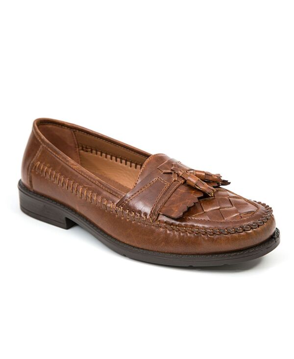ディアースタッグス メンズ シューズ スリッポン・ローファー DEER STAGS Men's Herman Tasseloafer Cognac