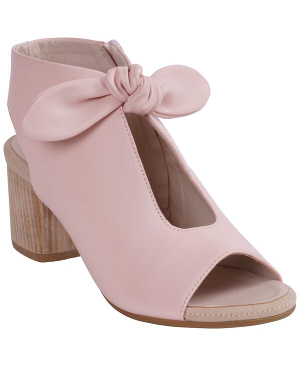 ジーシーシューズ レディース サンダル ヒール GC Shoes Women's Kimora Knot Detail Block Heel Dressandals Pink ピンク