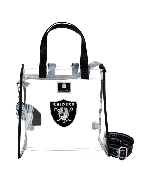ラウンジフライ レディース バッグ バックパック・リュックサック Loungefly Las Vegas Raiders Clear Convertible Backpack Tote Bag No Color