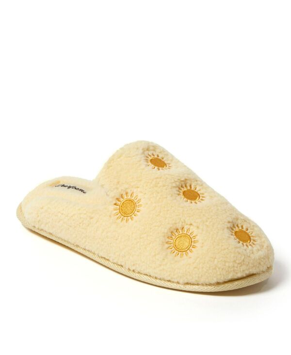 ディアフォームズ レディース シューズ サンダル Dearfoams Women's Teddy Scuff Slipper Honey blossom