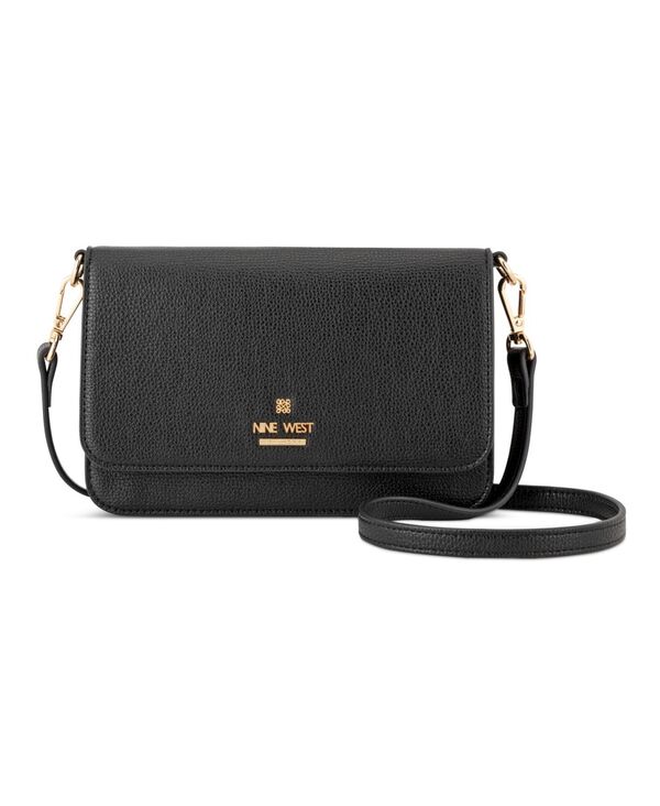 ナインウェスト レディース アクセサリー 財布 Nine West Women's Luela Phone Crossbody Wallet Black ブラック
