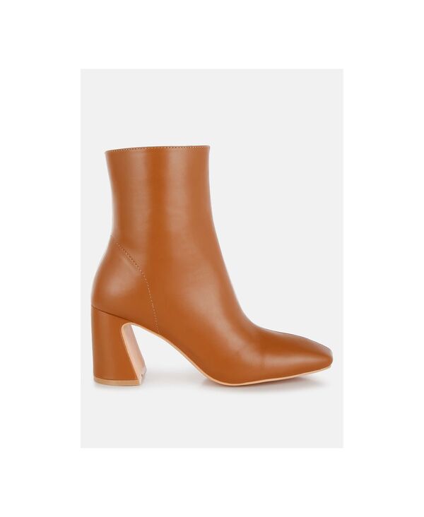 ロンドンラグ レディース シューズ ブーツ・レインブーツ アンクル London Rag Womens Bruna Square Toe Ankle Boots Brown ブラウン