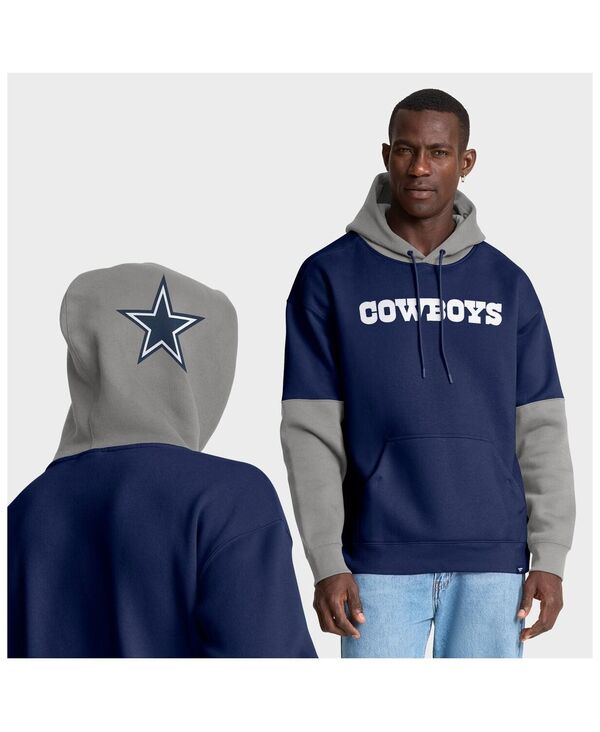 ファナティクス メンズ アウター パーカー・スウェット Fanatics Men\u0027s Navy Dallas Cowboys Helmet Pullover Hoodie Navy 米国海軍