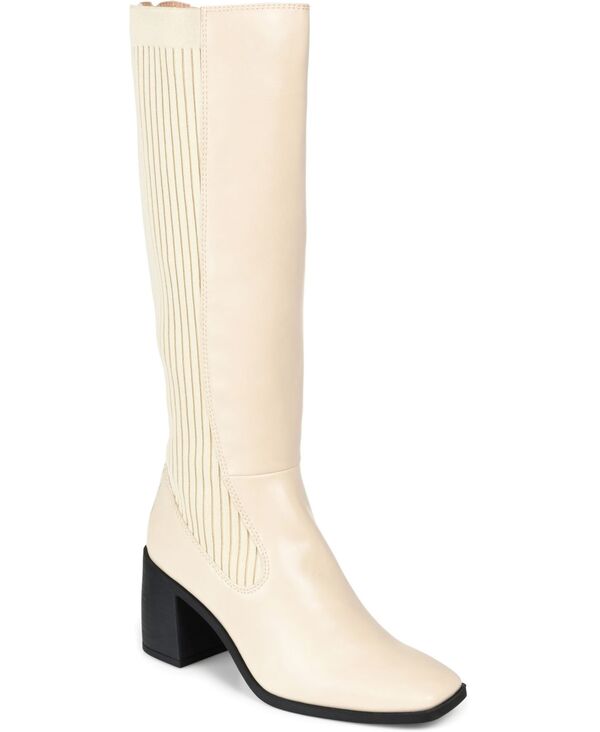 ジュルネ コレクション レディース シューズ ブーツ・レインブーツ Journee Collection Women's Winny Regular Wide Calf & Extra Wide Calf Boots Bone
