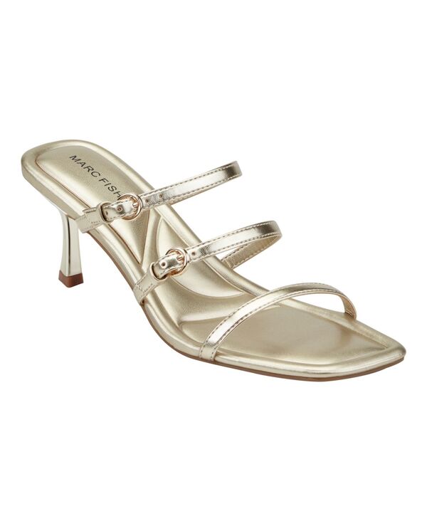 マークフィッシャー レディース シューズ スリッポン・ローファー サンダル Marc Fisher Women's Dressi Strappy Slip-On Dressandals Gold ゴールド