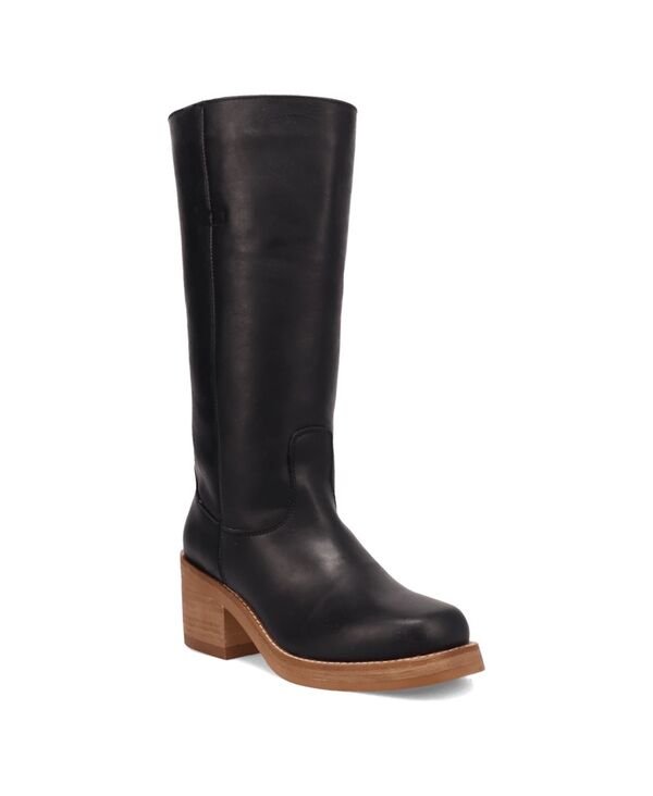 ディンゴ レディース シューズ ブーツ・レインブーツ レザー Dingo Women's Vagabond Leather Boot Black ブラック
