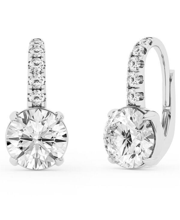 バッジェリーミシュカ レディース アクセサリー ピアス・イヤリング Badgley Mischka Lab Grown Diamond Earrings (3-1/2 ct.w.) in 14k White Gold ホワイト