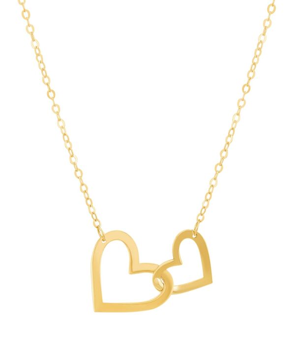 イタリアン ゴールド レディース アクセサリー ネックレス・チョーカー・ペンダントトップ レース Italian Gold Heart Pendant Necklace in 10k Yellow イエロー|ReVida 店