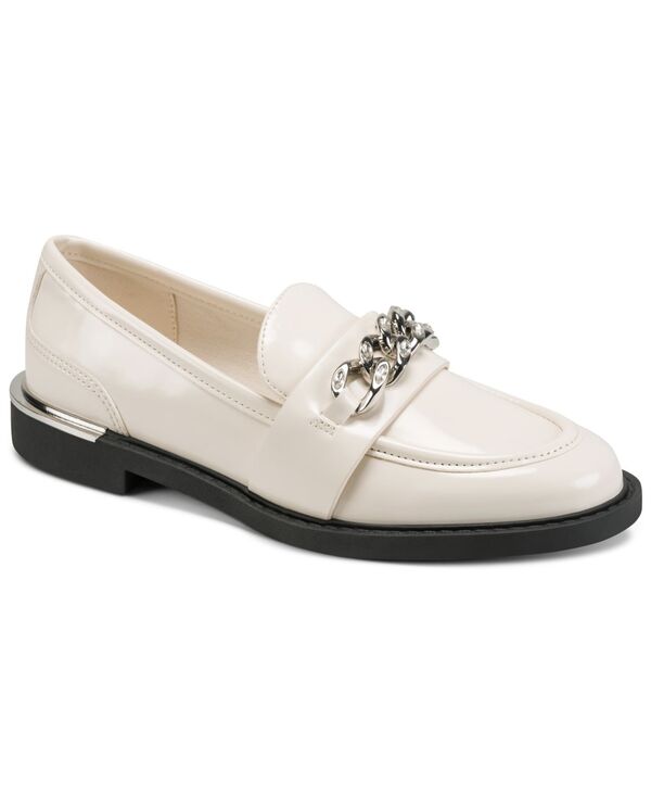ダナ キャラン ニューヨーク レディース シューズ スリッポン・ローファー DKNY Women's Ryleigh Stone Slip-On Loafers Coconut ストーン
