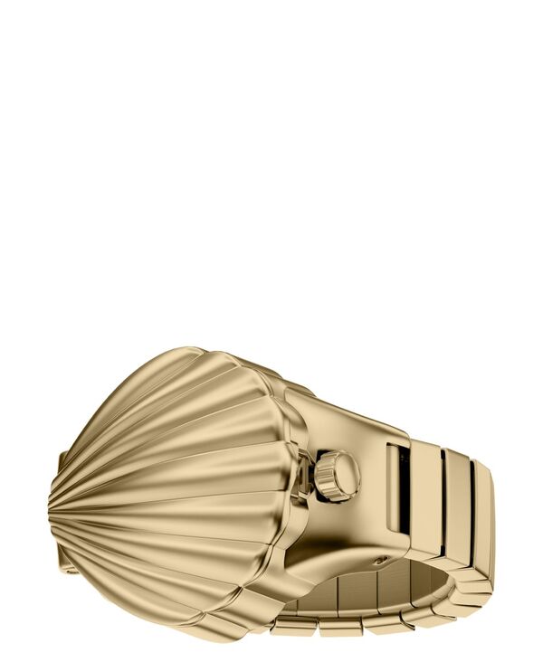 スカーゲン レディース アクセサリー 腕時計 Tシャツ Skagen Women's Ring Watch Quartz Two-Hand Gold Stainlessteel Watch 24mm Gold ゴールド