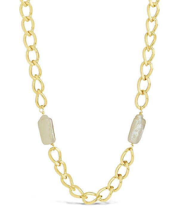 スターリングフォーエバー レディース アクセサリー ネックレス・チョーカー・ペンダントトップ レース Sterling Forever Women's Imitation Pearl Chainecklace Gold-Tone ゴールド