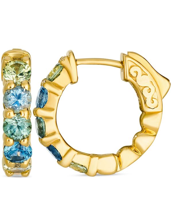 ル ヴァン レディース アクセサリー ピアス・イヤリング Le Vian Montana Sapphires (1.80 ct.w.) Hoop Earrings in 14k Honeyellow Gold Blue ブルー