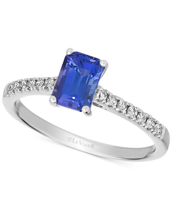 ル ヴァン レディース アクセサリー リング Le Vian Blueberry Tanzanite (3/4 ct.w.) & Nude Diamond (1/5 ct.w.) in 14k White Blueberry Tanzanite ホワイト