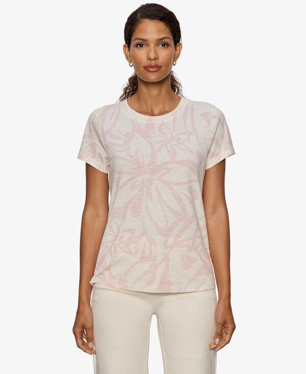 サンクチュアリー レディース トップス シャツ Sanctuary Women's Perfect Pull On T-Shirt Rose Vine