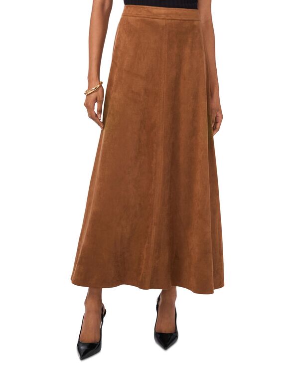 ヴィンスカムート レディース ボトムスカート A ライン スエード マキシ Vince Camuto Women's Faux-Suede A-Line Maxi Skirt Camel キャメル｜ReVida 店 20,576円